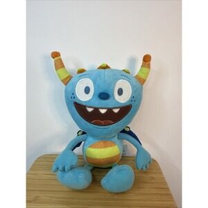 Disney Junior Henry Hugglemonster Monster Plush Toy Doll 8" Movie Wing Smiley